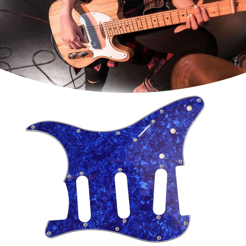 Гитарный пикгард сменный алюминиевая фольга экранирование ПВХ защита от царапин гитарная защитная пластина