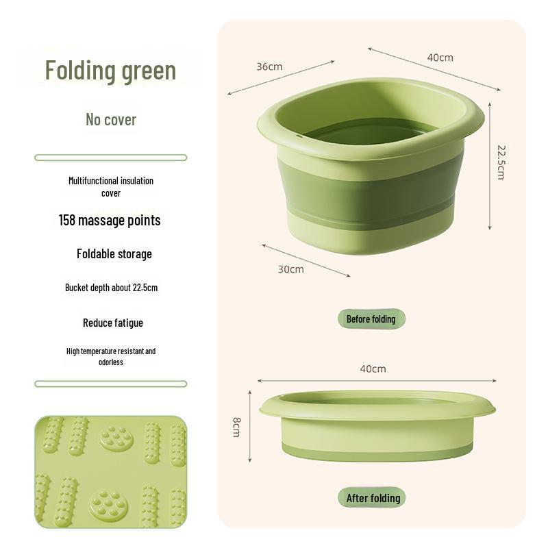 Portable Heated Foot Massage and Bath Bucket for Home Use