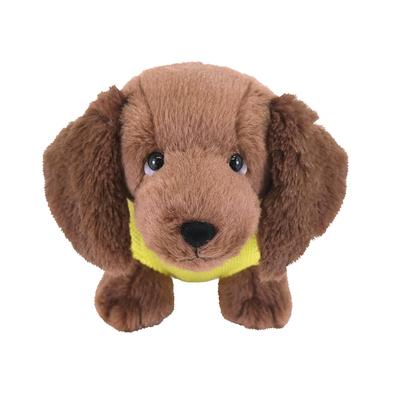 Миниатюрная такса Sunlemon Amikocane коричневого цвета, средняя, 14 x 31 x 15 см, мягкая игрушка собака P-9122