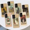 Чехол для телефона с изображением карт Таро и милых кошек для Samsung Galaxy A51 A71 A50 A70 A40 A30 A20E A10 A41 A31 A21S A11 A01 A6 A8 + A7 A9 Plus