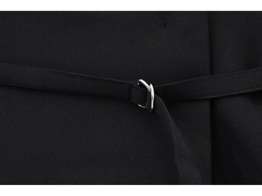 Женский зимний модный костюм в европейском и американском стиле 2024 года с универсальным поясом - 1270608