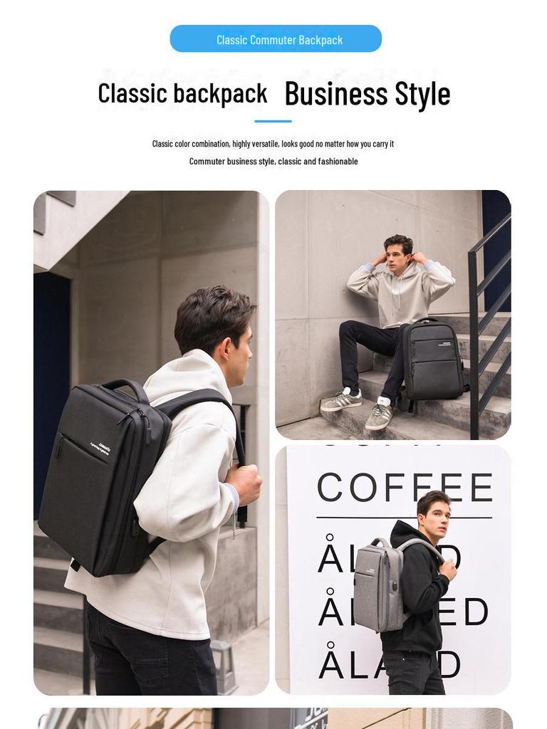 Высококачественный водонепроницаемый мужской дорожный рюкзак — вместительная и стильная сумка для ноутбука