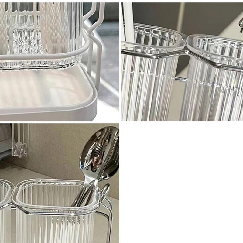 Подставка для кухонных столовых приборов, настольная сушилка для столовых приборов, роскошная подставка для хранения столовых приборов Nordic Light, держатель для вилок и ложек, органайзер для столовых приборов