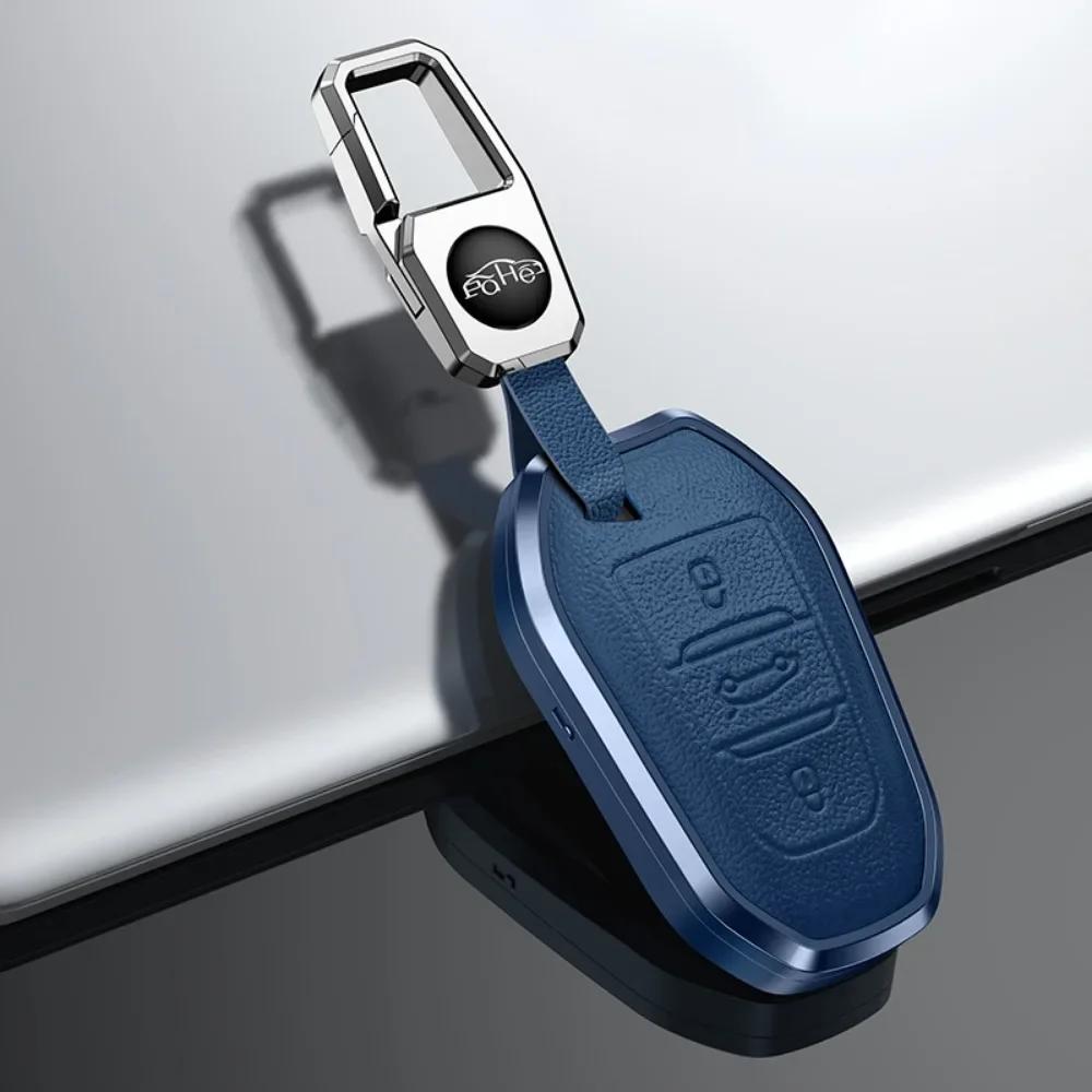 Стайлинг Молдинги Кожаный Чехол-Оболочка Для Брелка Автомобиля Peugeot 308 408 508 2008 3008 4008 5008 Citroen C4 C4L C6 C3-XR Pi