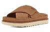 Женские шлепанцы Goldenstar Cross Slide 'Chestnut' 1137910-CHE