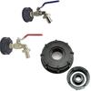 Прочный адаптер для крана IBC-бака S60*6 с крупной резьбой на 1/2'' 3/4'' 1" соединительный элемент для замены клапана 1000 л для садового и домашнего использования