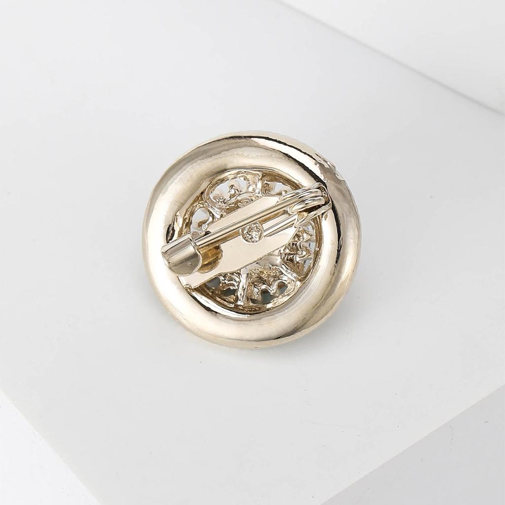 Emerald Diamond Colored Crystal Diamond Brooch Brooch, Sweater Accessory Pin