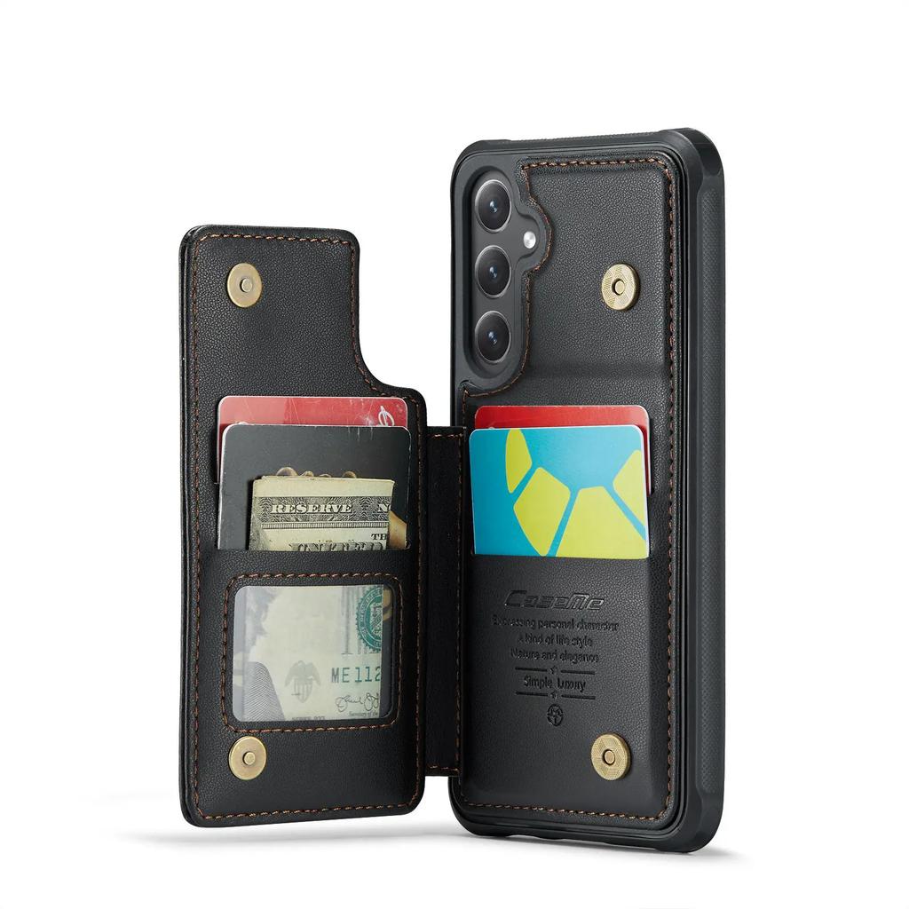 Для Samsung Galaxy S23 S22 S21 S20 Ultra Кошелек-чехол с держателем для карт и RFID-блокировкой из полиуретана с подставкой и магнитной застежкой