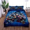 Комплект постельного белья Knight Flame Duvet Cover Set UK Single Double King US Twin Full Queen Size Anime Bed Set