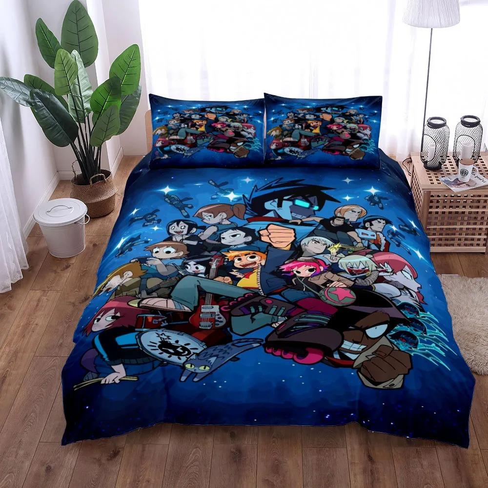 Комплект постельного белья Knight Flame Duvet Cover Set UK Single Double King US Twin Full Queen Size Anime Bed Set