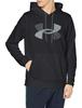 UA Armour Fleece Big Logo Size Small To Japanese Size Hoodie, Men's, 001, Japan, (equivalent S)
