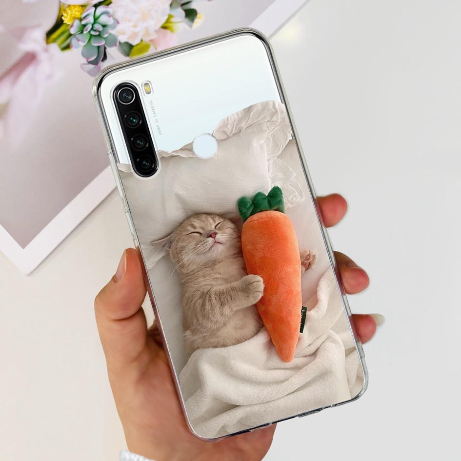 Для Xiaomi Redmi Note 8 Чехол Милый Мультяшный Мягкий Силиконовый Чехлы Для Телефона Для Xiaomi Redmi Note 8T 8 t Чехол На Redmi Note8 Задняя Крышка