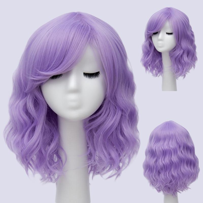 Short Bob Cosplay Wig for Women Synthetic Green Hair New Style Natural Supple Summer Heat Resistant Wig With Side Bangs