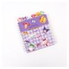 Sanrio Characters Cute Character Index 4-Division Notebook, 1 Piece, Purple