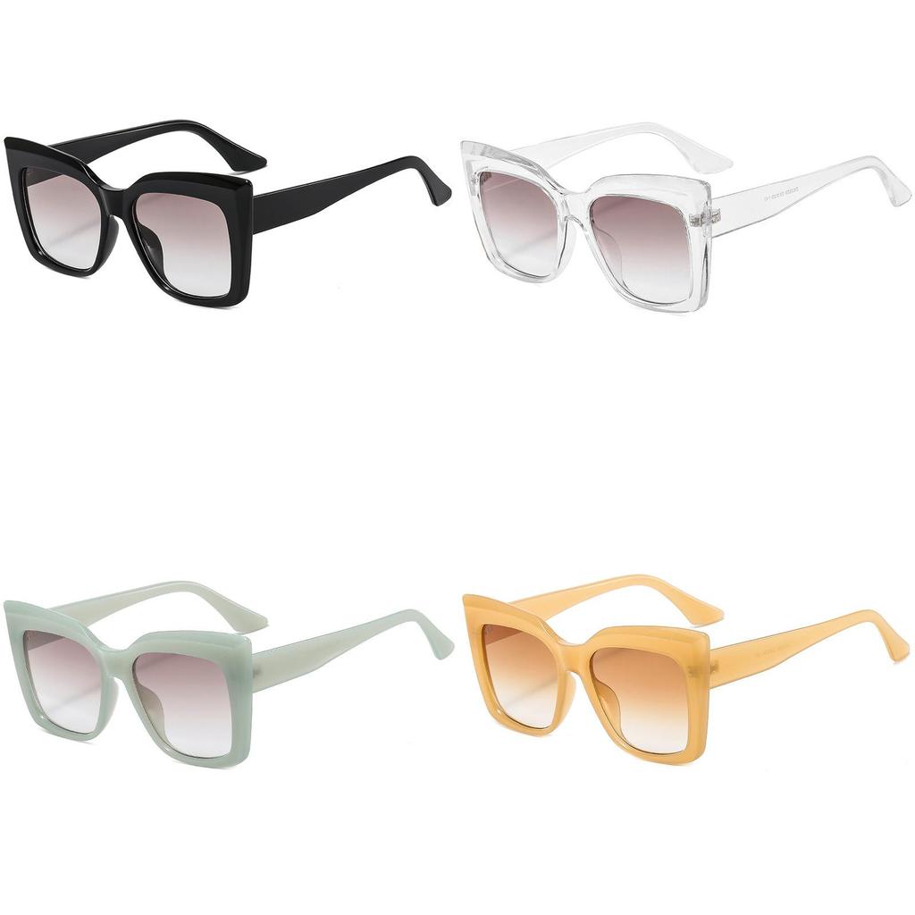 Geometric Frame Sun Glasses With Uv400 Coating For Outdoor Travel And Parties