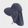 Breathable Sunscreen Cap Wide Brim Shawl Cap New Bucket Hat  Women