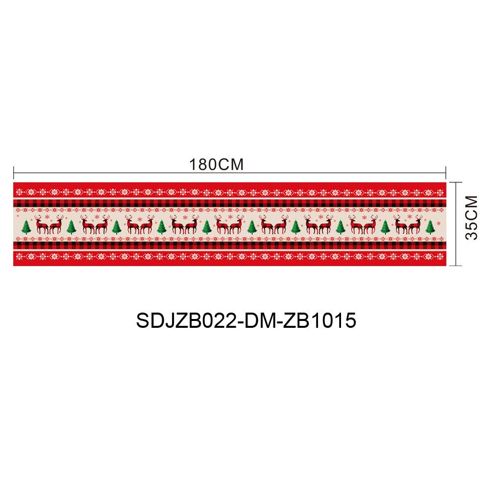 Рождественский настольный флаг 35*180 см атмосферное украшение скатерть с принтом настольный флаг украшение на Рождество