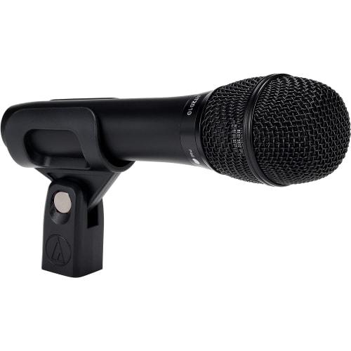 Audio-Technica AT2010 Handheld Condenser Microphone for Video Streaming, Home Recording, Podcasts, Live Commentary, and DTM (Black)