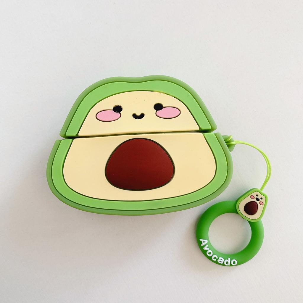 Cute Avocado Soft Case for AirPods Pro 1 Generation 1 Pro 1 Apple Bluetooth Earphones Soft Case