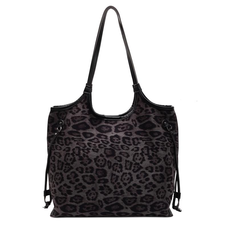 Сумка Commuter с леопардовым принтом, большая вместимость, женская сумка через плечо, студенческая сумка-тоут