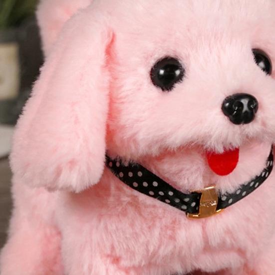 Детская электрическая плюшевая игрушка-собака, ходящая, лающая, виляющая хвостом, интерактивная игрушка-щенок, плюшевая игрушка, образовательная игрушка-симулятор животного для малышей, мальчиков и девочек