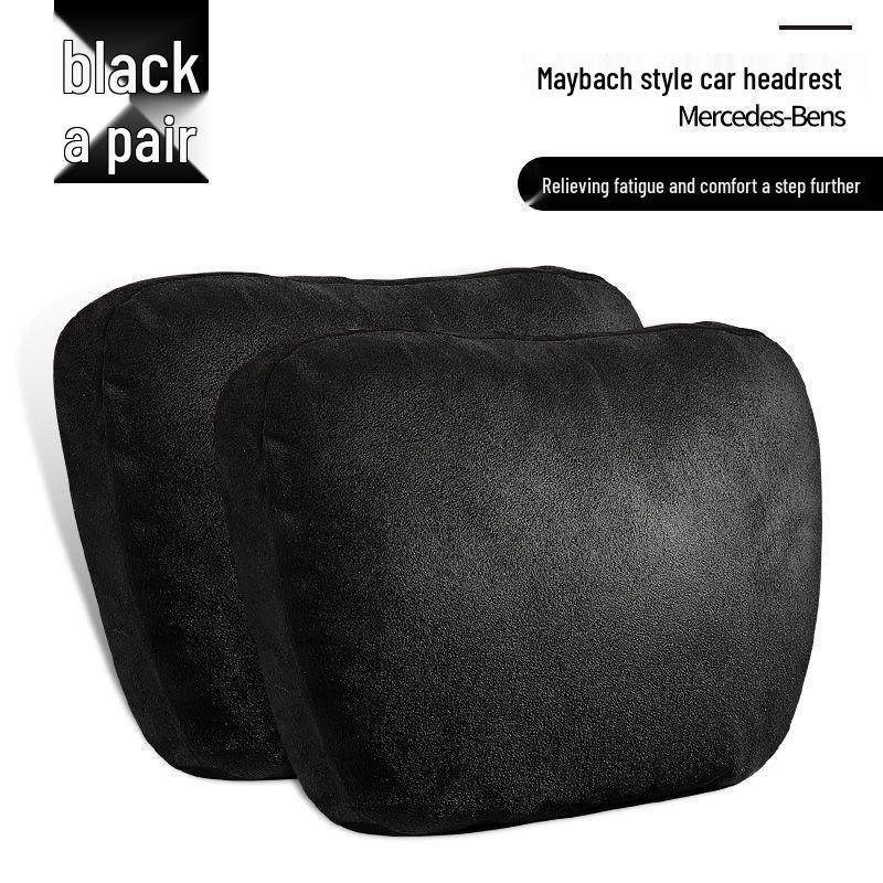 Mercedes-Maybach Car Headrest Pillow: Lumbar and Neck Support with Moisture-Wicking Protection