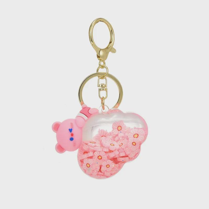 Брелок для ключей в виде зыбучего песка в виде медведя из облачного масла своими руками из акрила для сумки