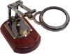 Nautical Desk Magnifier Wooden Base Foldable Magnifying Glass