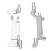 RC Pull Rod Base Set Replacement for MN168 MN78 1 12 Metal Front and Rear Remote Control Car Pull Rod Base Silver