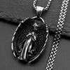 Католические подвески-крылья архангела necklaces для женщин мужчин нержавеющая сталь серебристый цвет винтажный амулет цепочка ювелирные изделия подарок