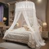 Fine Mesh Hanging Princess Mosquito Net Lace Bed Canopy Romantic Dome Mosquito Net  Girls Room