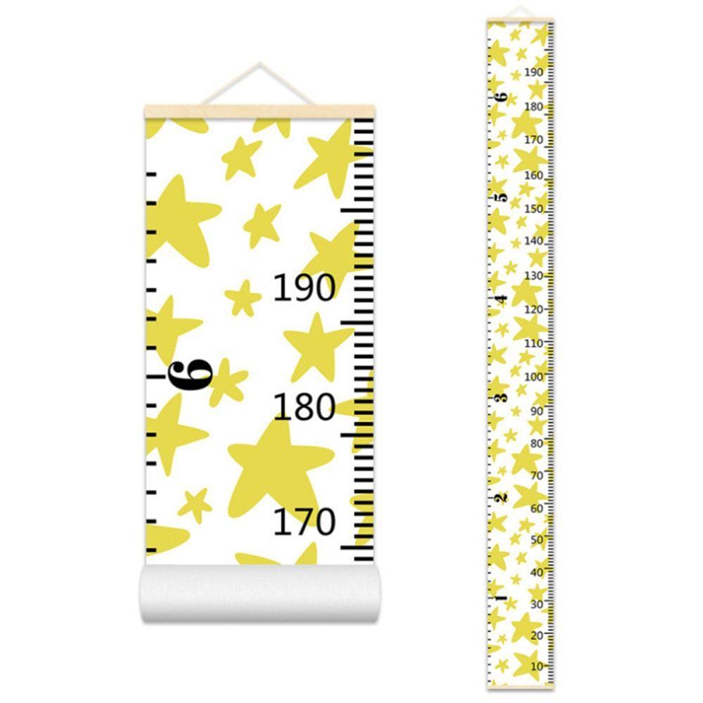 Тканевая таблица роста ребенка с рисунком на стене, линейка для измерения, украшение для дома