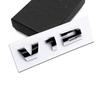 New 3D Font Numbers Letters v12 Emblem for BMW M760i Series F01 F02 G11 G12 Car Trunk Nameplate Logo Sticker Black Chrome MP1