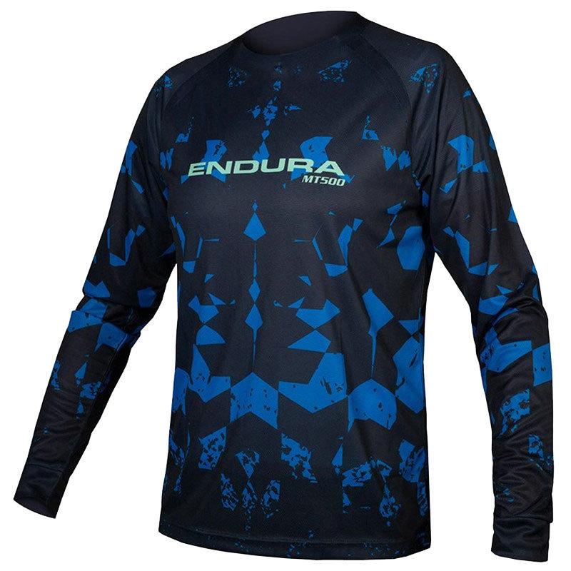 Endura downhill suit, men's quick-drying shirt, round neck, off-road riding suit, off-road motorcycle shirt, long-sleeved racing suit.