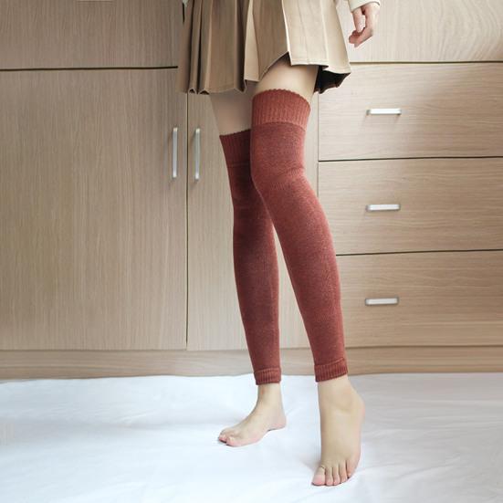 Женские носки, длинные носки на каждый день, утолщенные носки выше колена, тонкие сенсорные носки для повседневного ношения