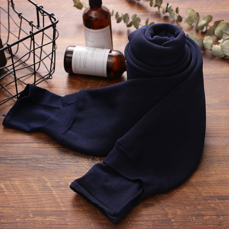 Женские осенне-зимние бархатные толстые однотонные теплые леггинсы с обнаженными ногами, артефактная верхняя одежда