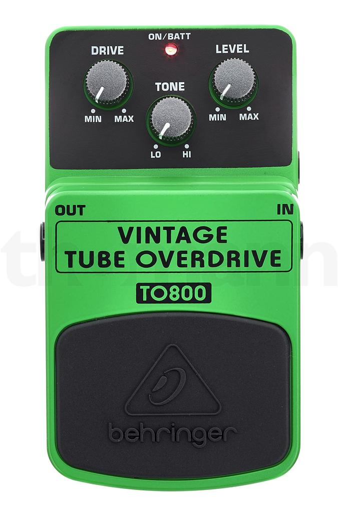 Behringer TO800 VINTAGE TUBE OVERDRIVE Guitar Effect Pedal