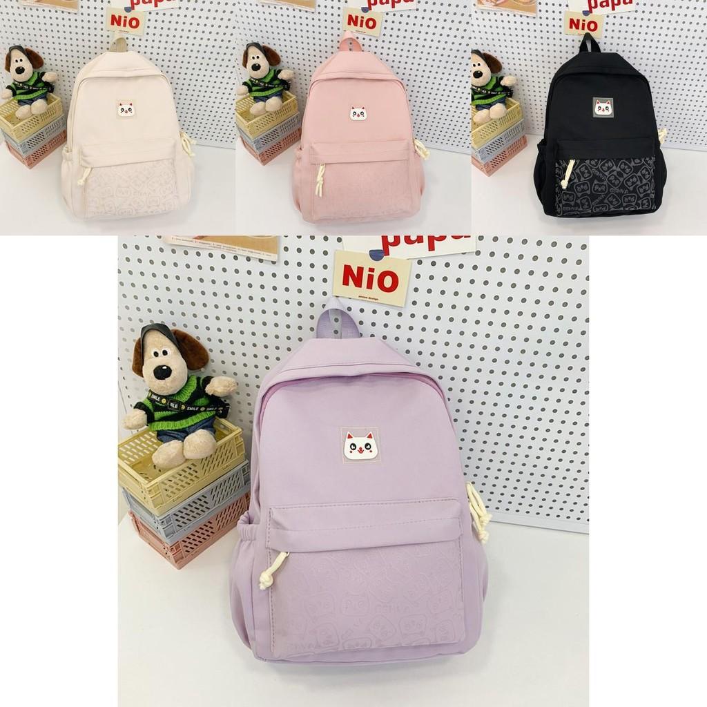 Cute And Stylish Pure Color Backpack For Boys And Girls Perfect For Kindergarten Use