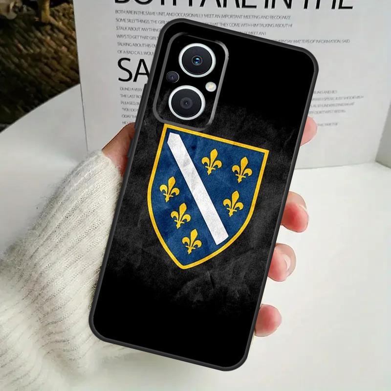 Чехол с флагом Боснии для OPPO Reno 8 7 6 5 4 Lite 8T 5Z 4Z 10 11F OPPO Find X5 X6 Pro X2 Neo X3 Lite