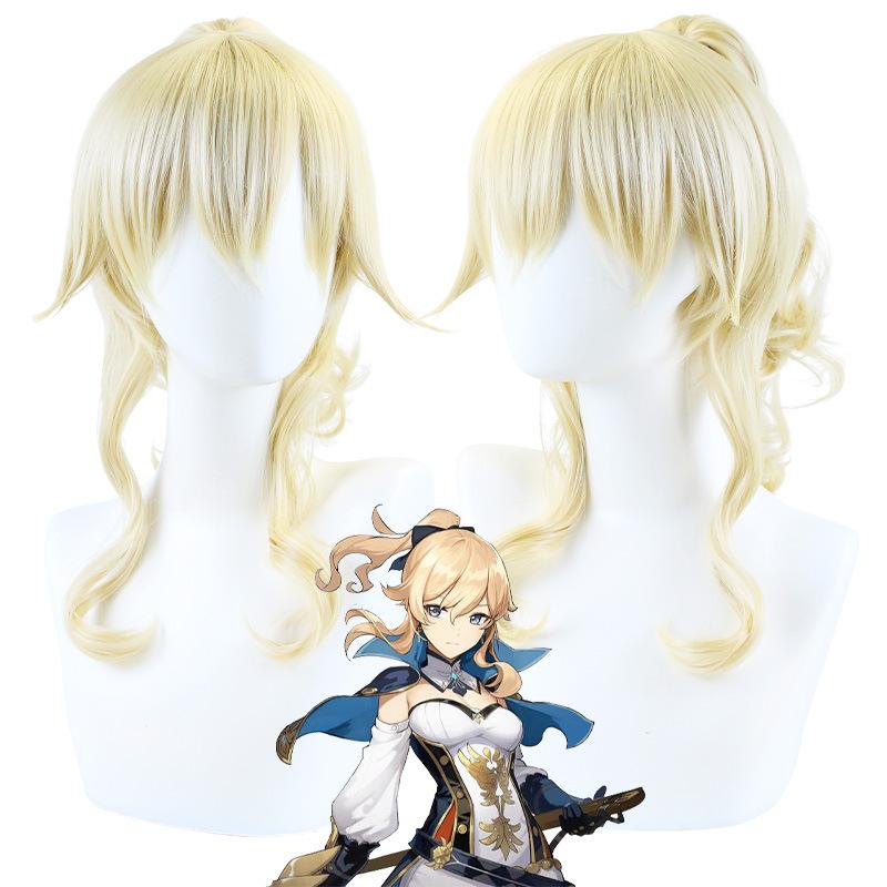 Игра Косплей Костюм Жан Gunnhildr Aldult Женщина Топ Брюки Плащ Головной Убор Парик Хэллоуин Рейв Вечеринка Аниме Костюм