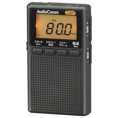 Ohm Electric AudioComm наушники обмотка ЖК-карманный радиоприемник черный OHM RAD-P209S-K 03-0966