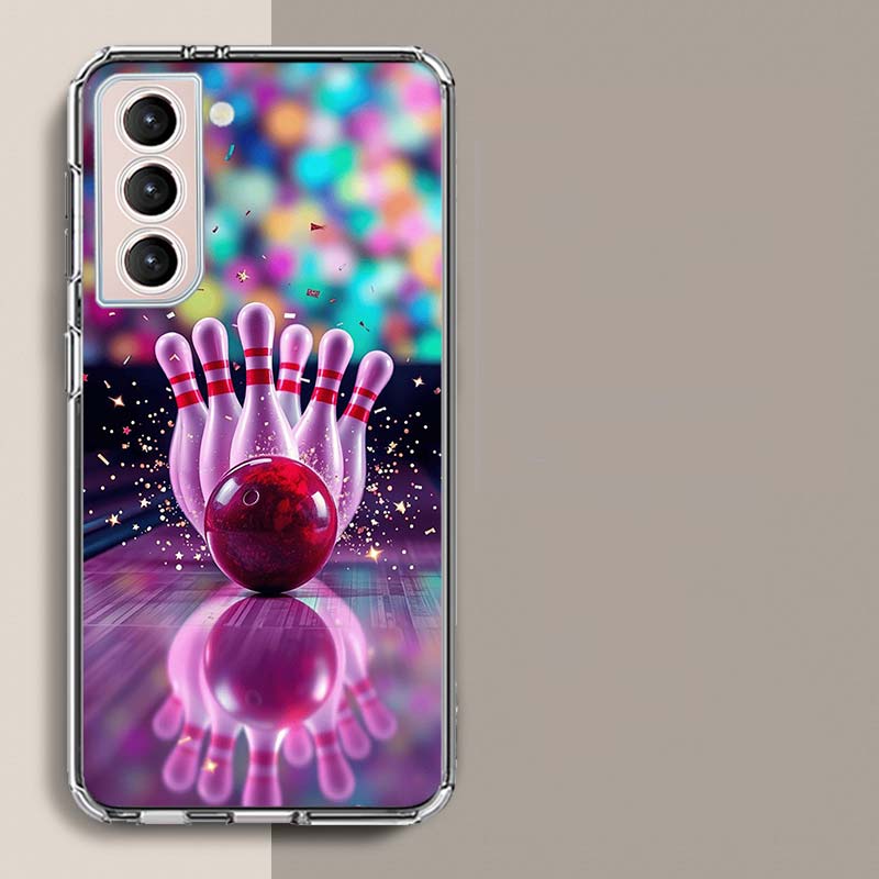 Чехол для телефона с развлечениями в боулинге для Samsung A16 A17 A26 A36 A56 A57 A55 A54 A37 A15 A25 A35 A14 A24 A34 Galaxy Note