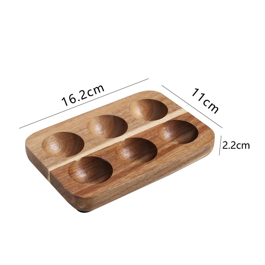 Simplicity Creative Solid Wood Storage Tray Home Egg Storage Lot Storage Rack Kitchen Холодильник Egg Storages Container