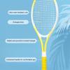 21" детская теннисная ракетка Macaron из железного сплава, износостойкая, прочная, для начинающих теннисистов