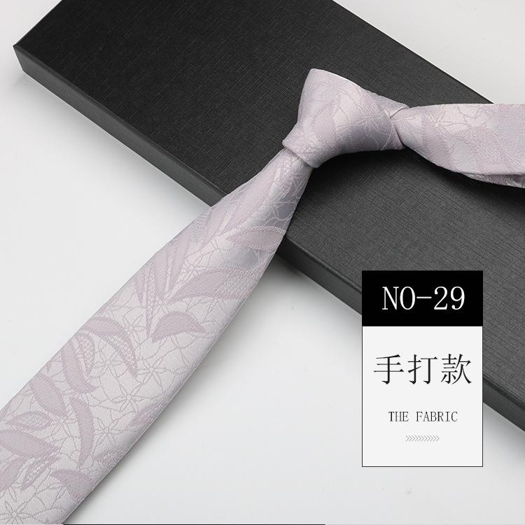 Деловой галстук мужской ручной работы, свадебный для жениха, для работы, банкетный, высококлассный узор, 8 см длиной