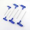 Small Space Operation Tool T-Handle Hex Wrench, Professional Ergonomic Grip Metric Extended Shaft Industrial Equipment Maintenance Wrench for