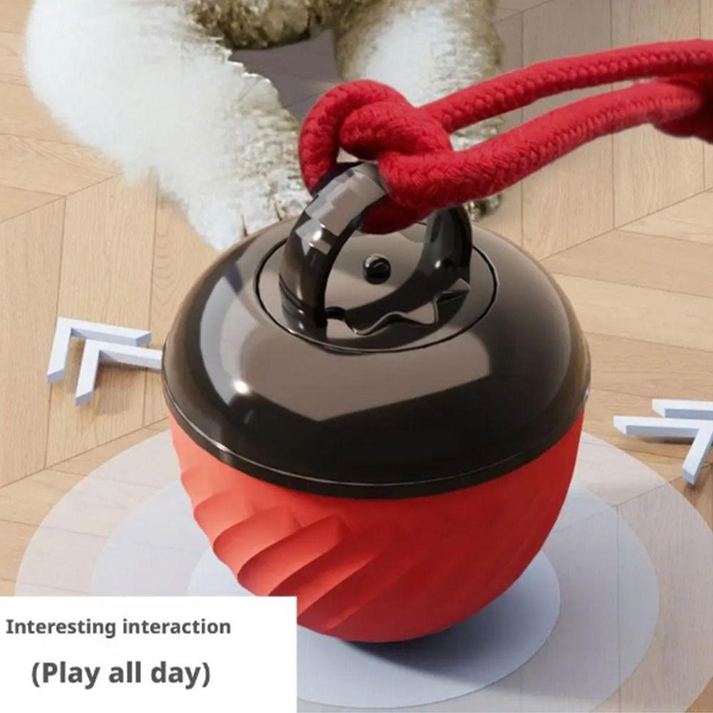 3 Modes Intelligent Dog Toy Ball Imitation Mouse Automatic Moving Bouncing Ball  Pet Training Tool