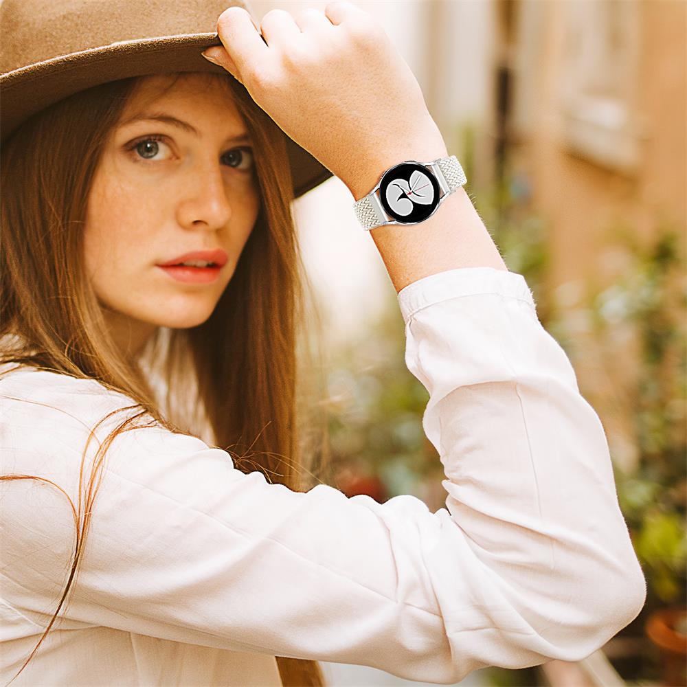 Плетеный Solo Loop ремешок для Samsung Galaxy Watch 7/5/pro/4/6/Classic/active 2 ремешок браслет Huawei watch GT/4/2e/2/3/pro ремешок