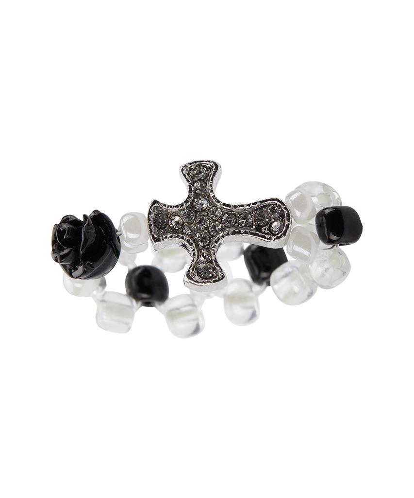 Кольцо Luvistrue El Cubic Cross(черный)