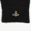Черные перчатки Vivienne Westwood с логотипом Orb 8202003b K006a N401